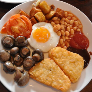 Vegetarian breakfast Ellesmere Port Cafe
